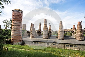 Old factory with chimneys