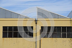 Old factory grafic and abstracts forms and lines photo