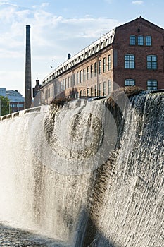 Old factory industrial landscape Norrkoping