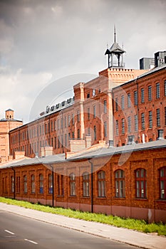 Old factory in Lodz Poland photo