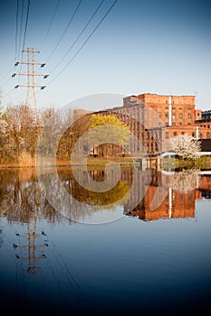 Old factory in Lodz Poland
