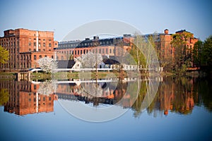 Old factory in Lodz Poland