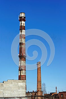 Old factory pipes