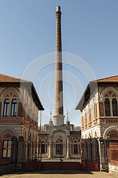 Old factory in the villaggio crespi