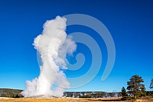 Old Faithful Geyser Eruption