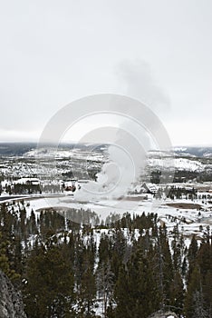 Old Faithful Geyser, Yellowstone NP