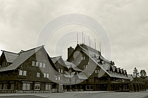 The Old Faithful Inn in Yellowstone national park