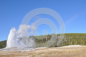 Old Faithful and Rainbow