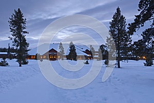 Old Faithful Snow Lodge, Winter, Yellowstone NP