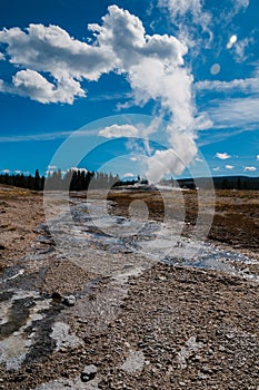 Old Faithful in Yellowstone