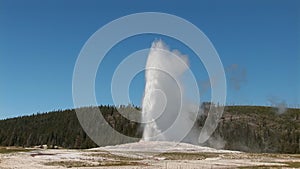 Old Faithful in Yellowstone