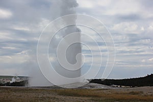 Old Faithful, Yellowstone National Park, Montana