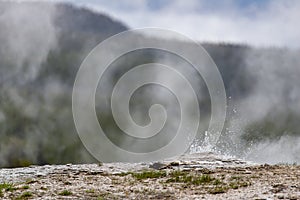 Old faithful yellowstone national park wyoming