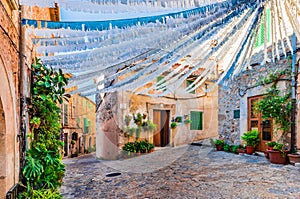 Old famous village Valldemossa on Majorca island, Spain