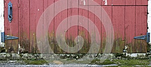 Old Farm Barn Wood Door Panorama Panoramic, Banner