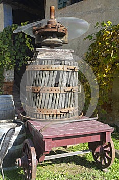 Old farm in the Curone and Montevecchia park, italy