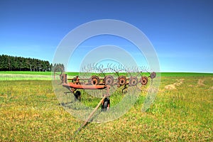 Old farm equipment