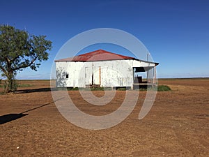 Old farm house at Middleton in outback Queensland, Australia.