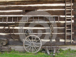 Old farm implements