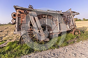 Old farm machine