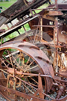 Old farm machinery