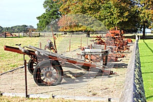 Old farm machinery