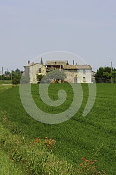 Old farm near Carpaneto Piacentino, Piacenza province, Emilia-Romagna photo
