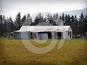 Old Farm Shed - Canterbury, New Zealand