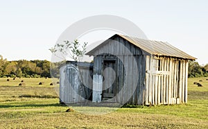 Old Farm Smoke House Building