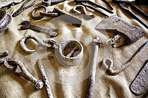 Old farm tools