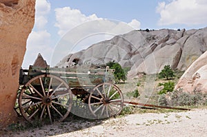 Old Farm Trailer, Red Rose Valley, Goreme, Cappadocia, Turkey