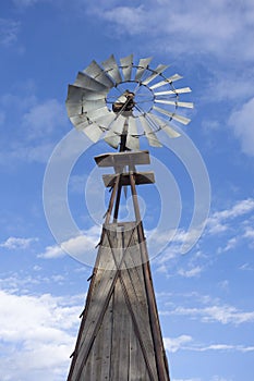 Old farm windmill