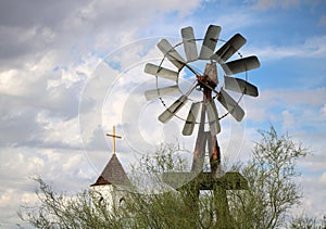 Old Farm Windmill