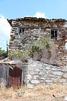 Old farmhouse in Prespes Lake Florina Greece