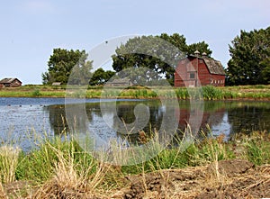 Old Farmyard with Outbuildings photo