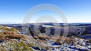 Old farn ruin on Musbury heights.