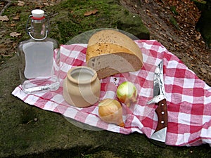 Old fashion food still life