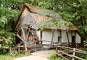 Old-fashion watermill