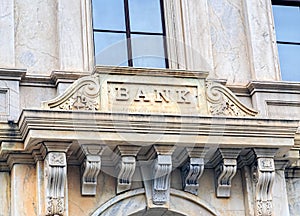 Old Fashioned Bank Building