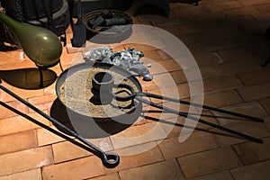 Old fashioned blacksmith workshop