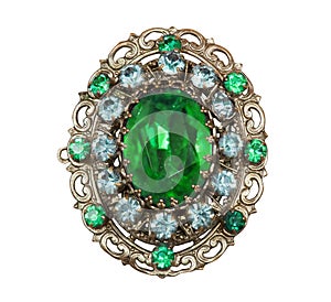 Old-fashioned brooch