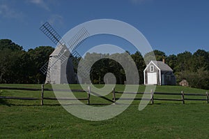 Higgins Farm Windmill, Brewster MA Cape Cod photo