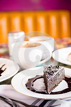 Old Fashioned Chocolated cake photo