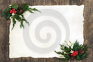 Old Fashioned Christmas Border