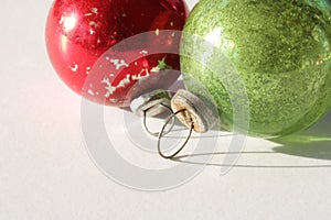 Old fashioned Christmas ornaments