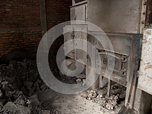 An old fashioned coal fired oven in Darjeeling, India