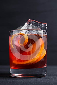 Old fashioned cocktail