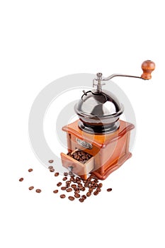 Old fashioned coffee grinder