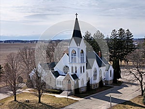 Old fashioned country church