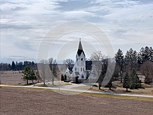 Old fashioned country church